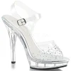 pierre strass 13 cm LIP-108SD sandales à talons aiguilles