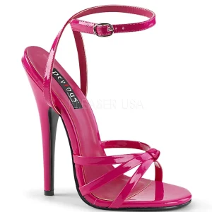 Pink 15 cm Devious DOMINA-108 sandales à talons aiguilles
