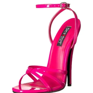 Pink 15 cm Devious DOMINA-108 sandales à talons aiguilles
