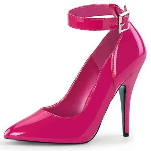 Pink Verni 13 cm SEDUCE-431 Escarpins talons aiguilles hommes