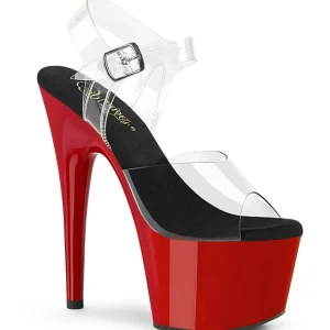 Plateforme rouge 18 cm ADORE-708 talons hauts de stripteaseuses