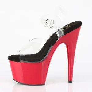 Plateforme rouge 18 cm ADORE-708 talons hauts de stripteaseuses