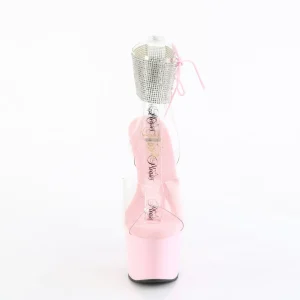 Rose 18 cm ADORE-791-2RS talon haut avec manchette de cheville strass