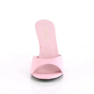 Rose 10 cm CLASSIQUE-01 grande taille mules femmes