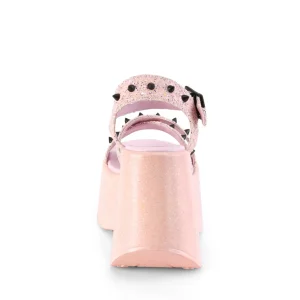 Rose 13 cm DemoniaCult DYNAMITE-02 sandales lolita talons compensées