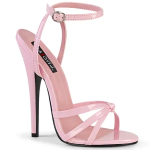 Rose 15 cm Devious DOMINA-108 sandales à talons aiguilles