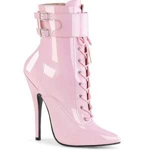 Rose 15 cm DOMINA-1023 bottines stiletto à talon aiguille
