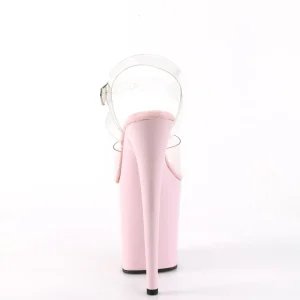 Rose 20 cm FLAMINGO-808 chaussures plateforme et talons