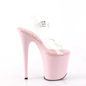 Rose 20 cm FLAMINGO-808 chaussures plateforme et talons