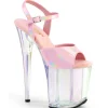Rose 20 cm FLAMINGO-809HT Hologramme talons avec plateforme