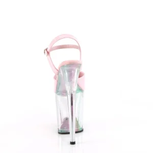 Rose 20 cm FLAMINGO-809HT Hologramme talons avec plateforme