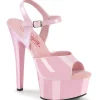 Rose 15 cm GLEAM-609 chaussures plateforme et talons