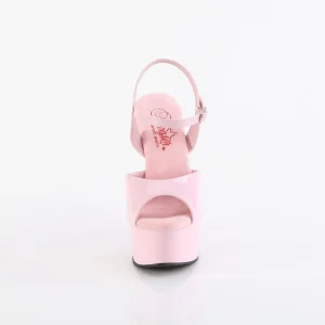 Rose 15 cm GLEAM-609 chaussures plateforme et talons