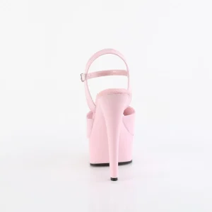 Rose 15 cm GLEAM-609 chaussures plateforme et talons