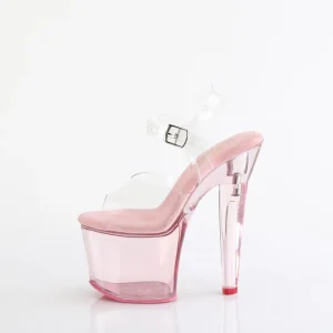 Rose 18 cm LOVESICK-708T Acrylique talons avec plateforme