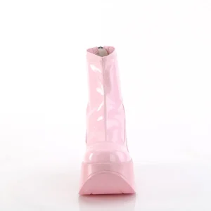 Rose emo 13 cm DYNAMITE-100 bottine plateforme compensée