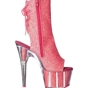 Rose etincelle 18 cm ADORE-1018G bottines a plateforme femmes