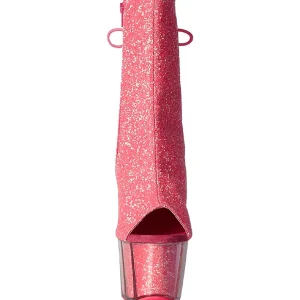 Rose etincelle 18 cm ADORE-1018G bottines a plateforme femmes