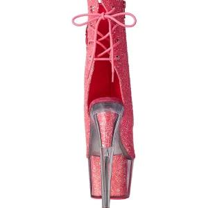 Rose etincelle 18 cm ADORE-1018G bottines a plateforme femmes
