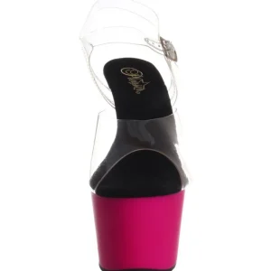 Rose Neon 18 cm ADORE-708UV Talons Hauts Plateforme
