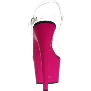 Rose Neon 18 cm ADORE-708UV Talons Hauts Plateforme