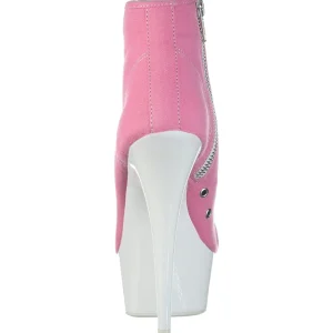 Rose Neon 15 cm DELIGHT-600SK-02 basket à talon aiguille en toile