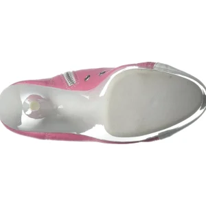 Rose Neon 15 cm DELIGHT-600SK-02 basket à talon aiguille en toile