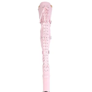 Rose Verni 25,5 cm BEYOND-3028 bottes très hauts - cuissardes plateforme extrême