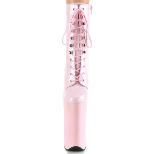 Rose Verni 25,5 cm BEYOND-1020 talons très hauts - bottines plateforme extrême