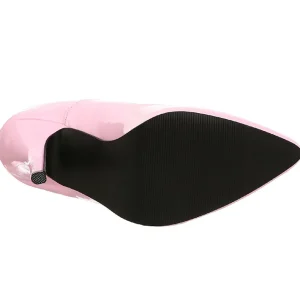 Rose Verni 13 cm SEDUCE-420 Escarpins Talons Aiguilles Hommes