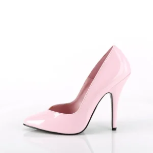 Rose Verni 13 cm SEDUCE-420V escarpins à bout pointu