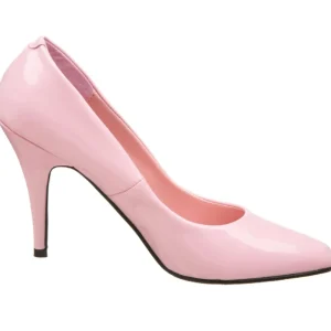 Rose Verni 10 cm VANITY-420 escarpins à bout pointu