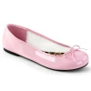 Rose Verni ANNA-01 grande taille chaussures ballerines