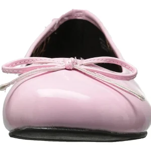 Rose Verni ANNA-01 grande taille chaussures ballerines