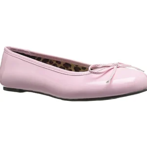 Rose Verni ANNA-01 grande taille chaussures ballerines