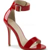 Rouge 13 cm AMUSE-10 chaussures travesti