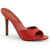 Rouge 10 cm CLASSIQUE-01 mules talons hauts