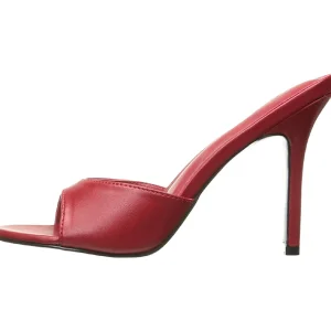 Rouge 10 cm CLASSIQUE-01 mules talons hauts