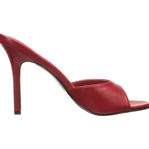 Rouge 10 cm CLASSIQUE-01 mules talons hauts