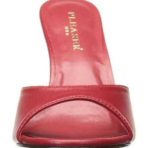 Rouge 10 cm CLASSIQUE-01 mules talons hauts