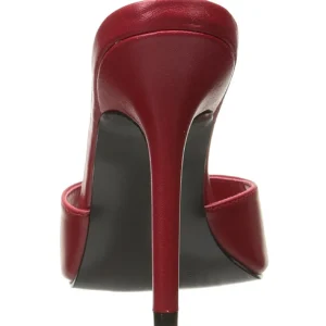 Rouge 10 cm CLASSIQUE-01 mules talons hauts