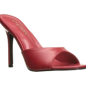 Rouge 10 cm CLASSIQUE-01 mules talons hauts