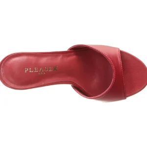 Rouge 10 cm CLASSIQUE-01 mules talons hauts