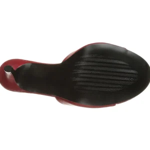 Rouge 10 cm CLASSIQUE-01 mules talons hauts