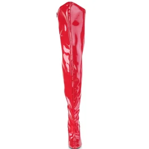 Rouge 13 cm cuissardes mollets larges et cuisses rondes élastiquées pour hommes