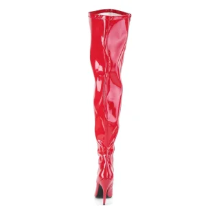 Rouge 13 cm cuissardes mollets larges et cuisses rondes élastiquées pour hommes