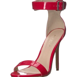 Rouge 13 cm Pleaser AMUSE-10 sandales à talons aiguilles