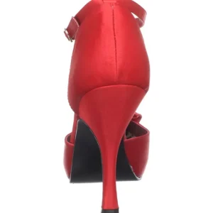 Rouge Satin 12 cm retro vintage CUTIEPIE-12 escarpins à talons hauts