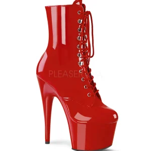 Rouge Verni 18 cm ADORE-1020 bottines plateforme pour femmes