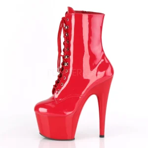Rouge Verni 18 cm ADORE-1020 bottines plateforme pour femmes